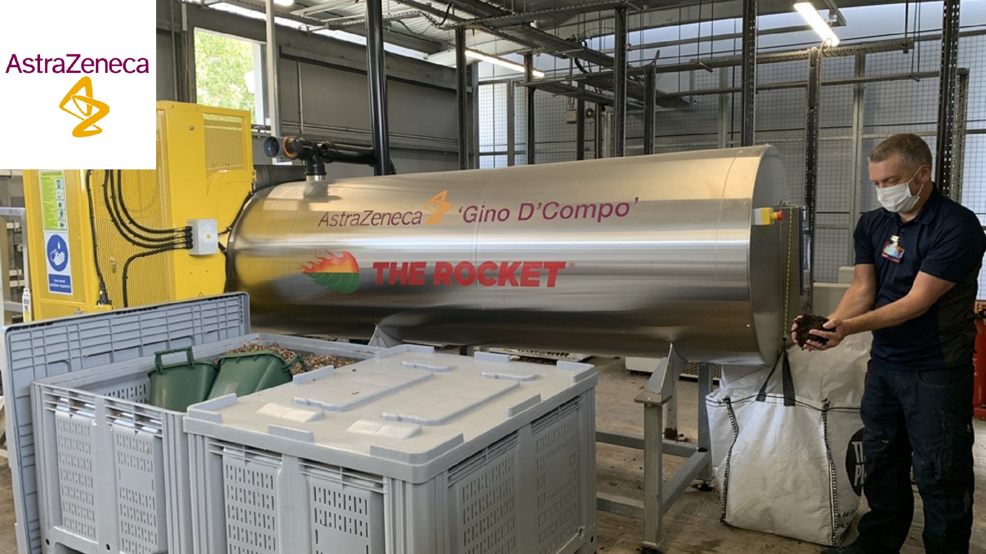 A900 Rocket Composter at Astra Zeneca